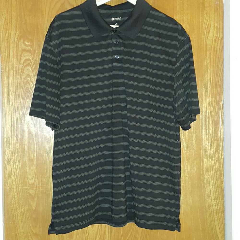Black and gray Men's polo